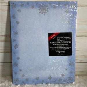 Designers Collection holiday snowflake stationary